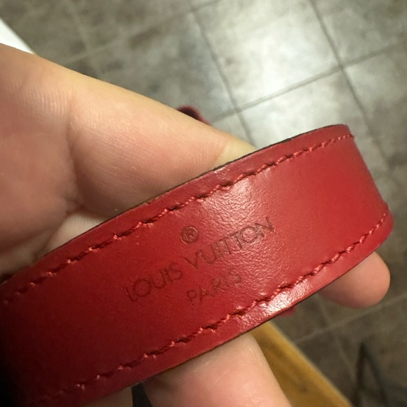 Louis Vuitton Red Epi Leather Petit Noe Bag - Picture 6 of 8